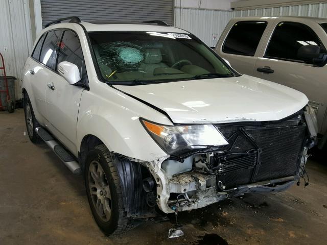 2HNYD283X7H521664 - 2007 ACURA MDX TECHNO WHITE photo 1