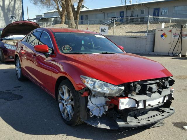 JM1GJ1V68E1146534 - 2014 MAZDA 6 TOURING RED photo 1