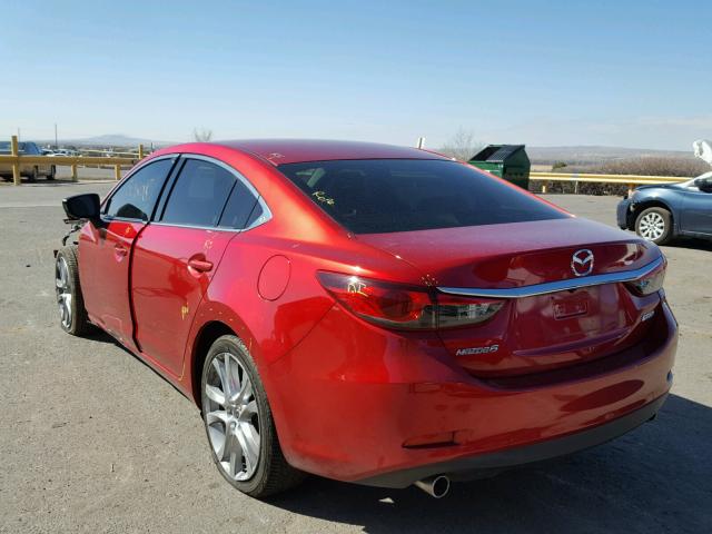 JM1GJ1V68E1146534 - 2014 MAZDA 6 TOURING RED photo 3