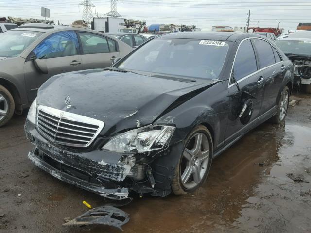 WDDNG86X58A187493 - 2008 MERCEDES-BENZ S 550 4MAT BLACK photo 2