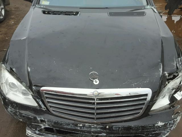 WDDNG86X58A187493 - 2008 MERCEDES-BENZ S 550 4MAT BLACK photo 7