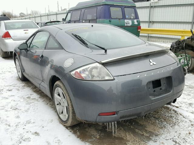 4A3AK24F56E058090 - 2006 MITSUBISHI ECLIPSE GS GRAY photo 3