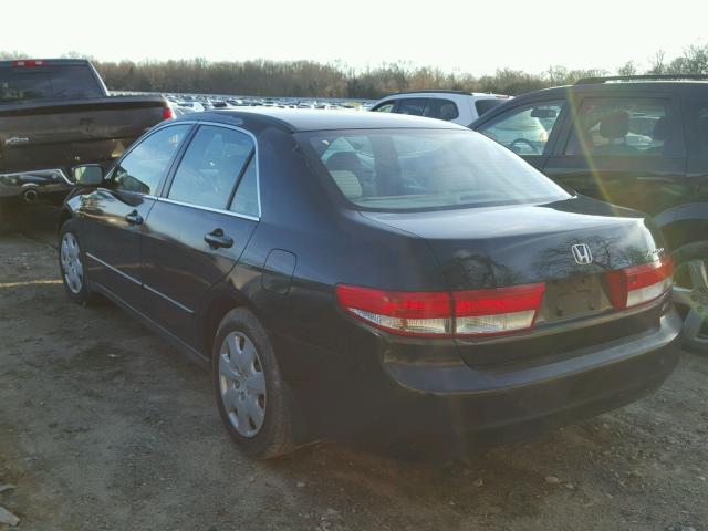 1HGCM66373A038587 - 2003 HONDA ACCORD LX BLACK photo 3