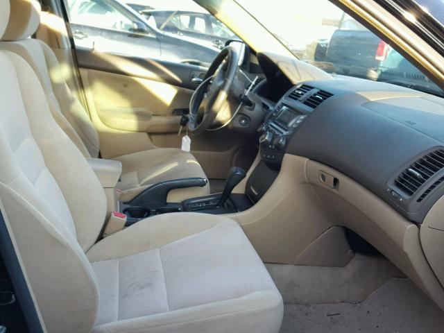 1HGCM66373A038587 - 2003 HONDA ACCORD LX BLACK photo 5