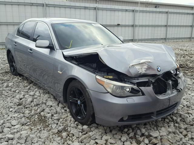 WBANE53537CW59031 - 2007 BMW 525 I GRAY photo 1