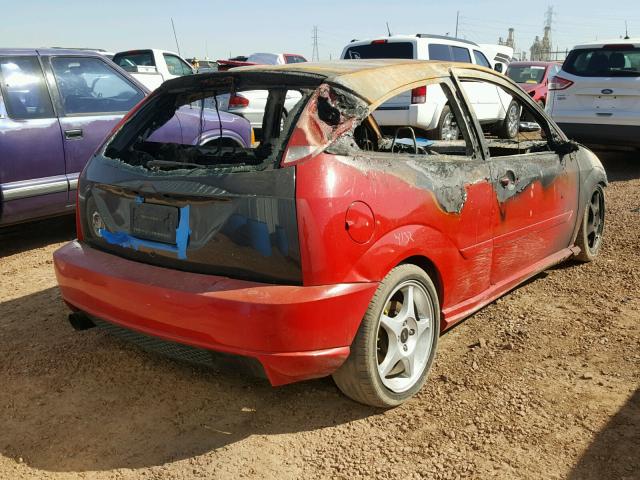 3FAHP39553R137766 - 2003 FORD FOCUS SVT RED photo 4