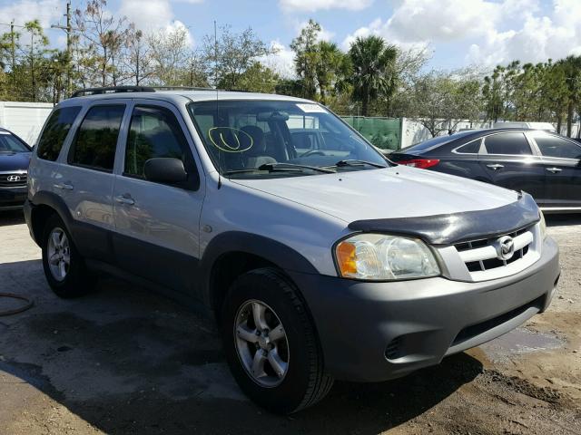 4F2YZ02Z25KM24277 - 2005 MAZDA TRIBUTE I SILVER photo 1