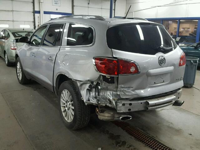 5GAEV23D09J146926 - 2009 BUICK ENCLAVE CX GRAY photo 3