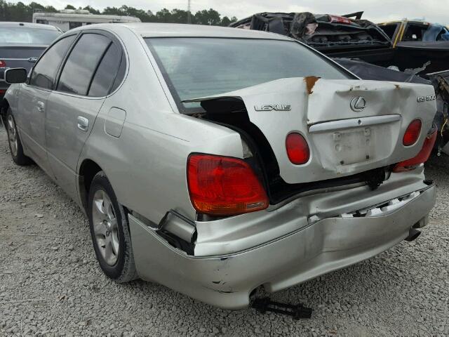 JT8BD69SX40202188 - 2004 LEXUS GS 300 SILVER photo 3