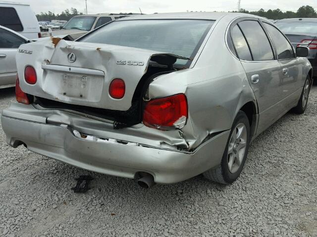 JT8BD69SX40202188 - 2004 LEXUS GS 300 SILVER photo 4