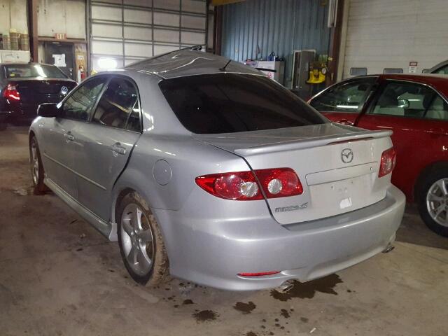 1YVFP80D245N70107 - 2004 MAZDA 6 S SILVER photo 3