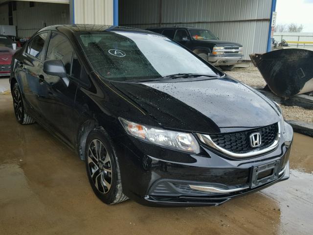 19XFB2F88DE068914 - 2013 HONDA CIVIC EX BLACK photo 1