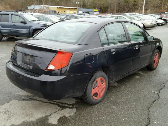 1G8AF52F55Z117300 - 2005 SATURN ION LEVEL BLACK photo 4
