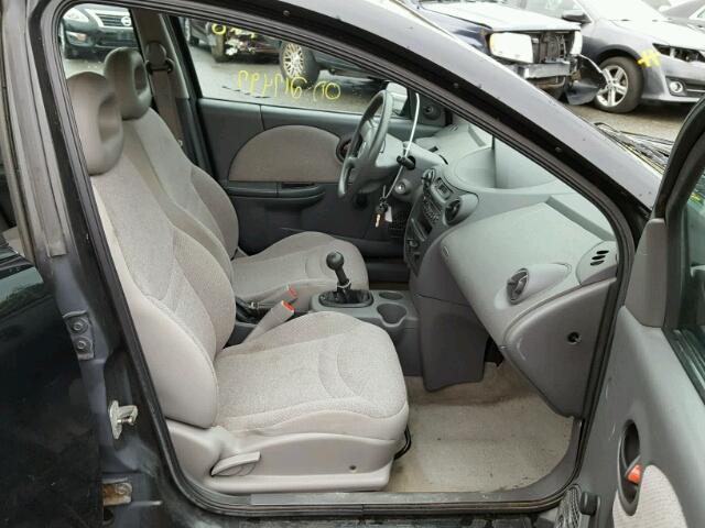 1G8AF52F55Z117300 - 2005 SATURN ION LEVEL BLACK photo 5