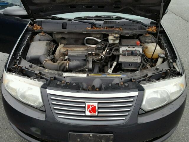 1G8AF52F55Z117300 - 2005 SATURN ION LEVEL BLACK photo 7