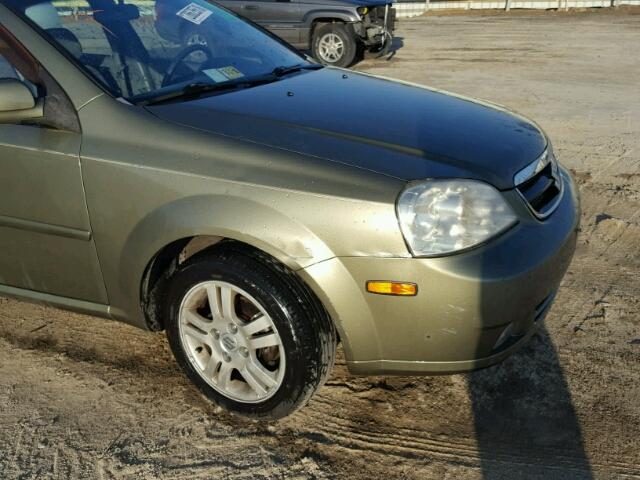 KL5JJ56Z86K272836 - 2006 SUZUKI FORENZA PR GREEN photo 9