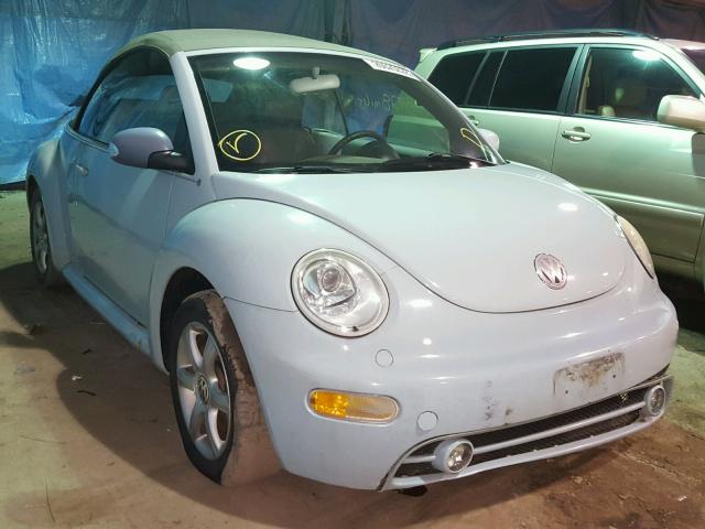 3VWCD31Y75M306184 - 2005 VOLKSWAGEN NEW BEETLE 蓝色 照片 1