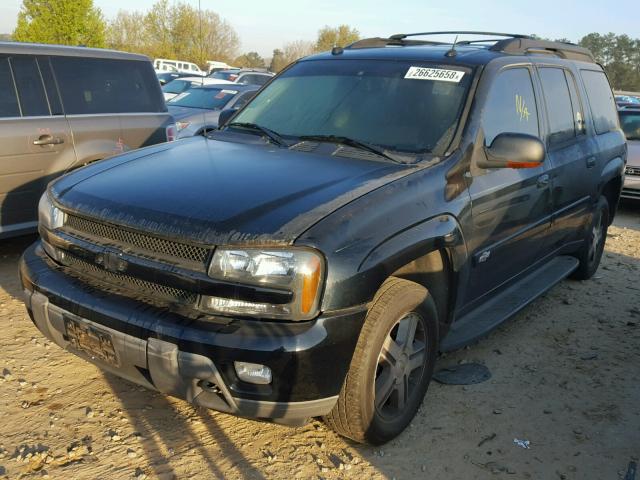 1GNET16S356158467 - 2005 CHEVROLET TRAILBLAZE BLACK photo 2