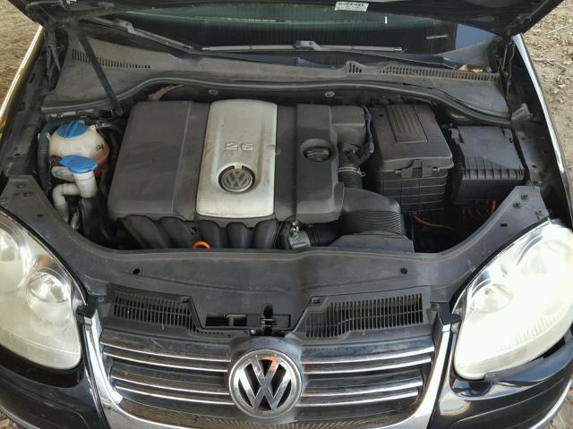 3VWJM71K38M105056 - 2008 VOLKSWAGEN JETTA S BLACK photo 7