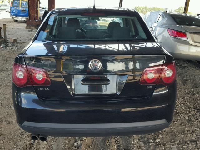 3VWJM71K38M105056 - 2008 VOLKSWAGEN JETTA S BLACK photo 9