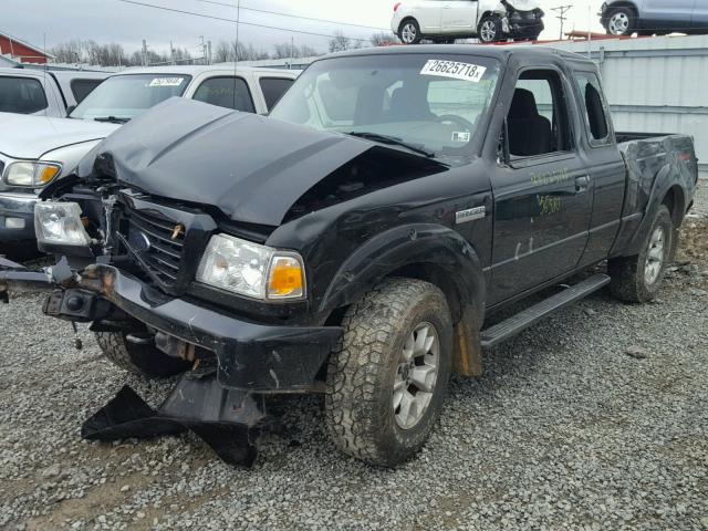 1FTZR15E89PA45134 - 2009 FORD RANGER SUP BLACK photo 2