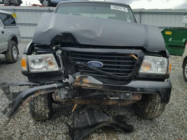 1FTZR15E89PA45134 - 2009 FORD RANGER SUP BLACK photo 9