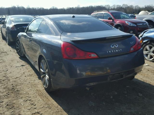 JNKCV64E58M115591 - 2008 INFINITI G37 BASE GRAY photo 3