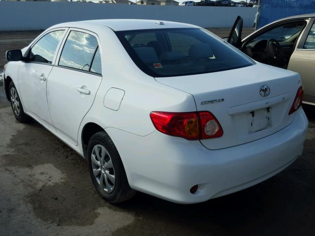 2T1BU4EE8AC325446 - 2010 TOYOTA COROLLA BA WHITE photo 3