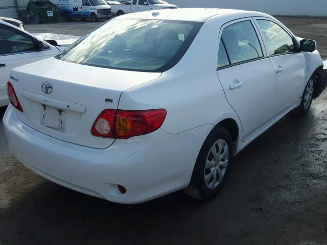 2T1BU4EE8AC325446 - 2010 TOYOTA COROLLA BA WHITE photo 4