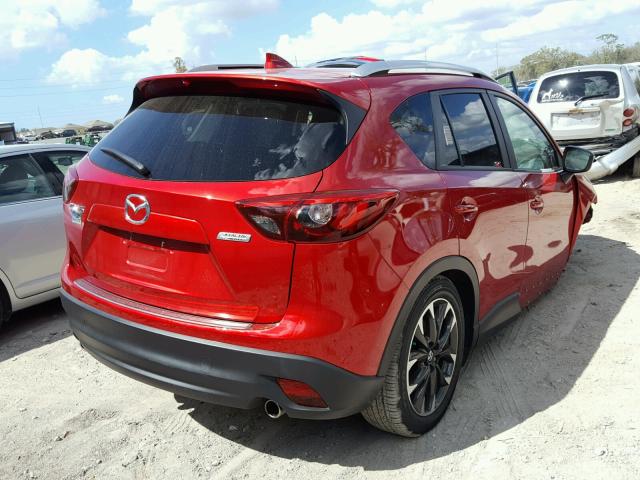 JM3KE2DY0G0838598 - 2016 MAZDA CX-5 GT RED photo 4