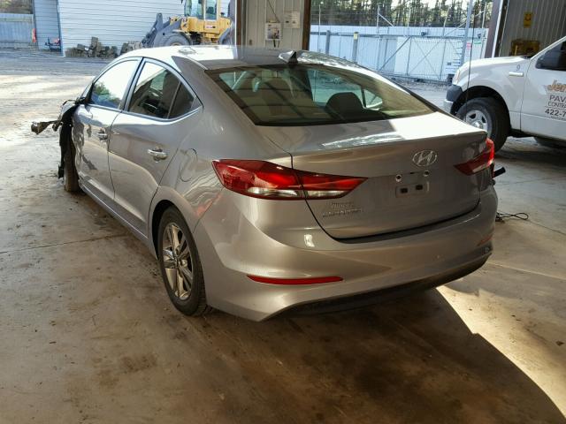 5NPD84LFXHH077412 - 2017 HYUNDAI ELANTRA SE SILVER photo 3