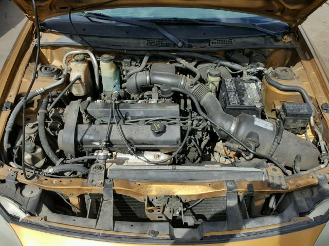 3FAFP11391R163516 - 2001 FORD ESCORT ZX2 GOLD photo 7