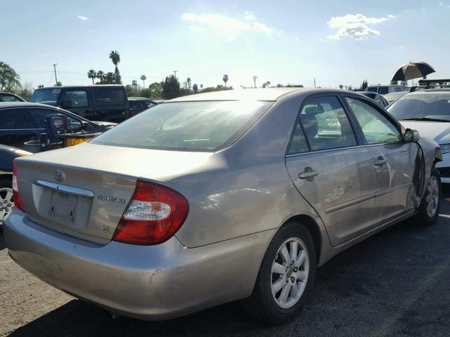 4T1BF32K73U553440 - 2003 TOYOTA CAMRY LE GOLD photo 4