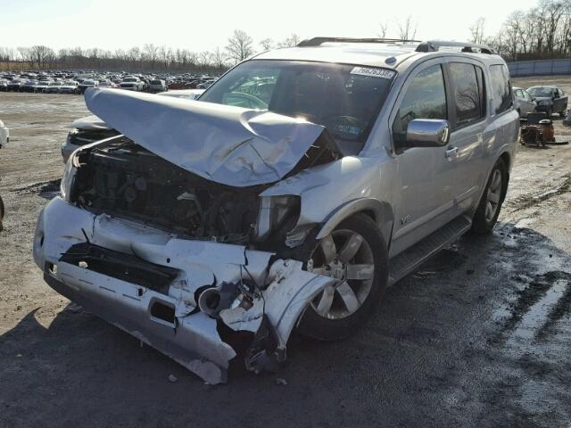 5N1AA08C18N614579 - 2008 NISSAN ARMADA SE GRAY photo 2