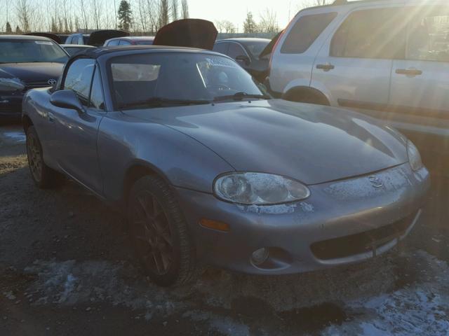 JM1NB353620228186 - 2002 MAZDA MX-5 MIATA SILVER photo 1