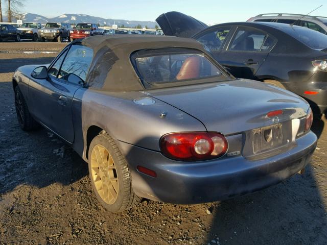 JM1NB353620228186 - 2002 MAZDA MX-5 MIATA SILVER photo 3