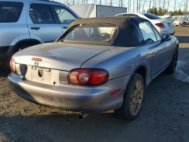 JM1NB353620228186 - 2002 MAZDA MX-5 MIATA SILVER photo 4