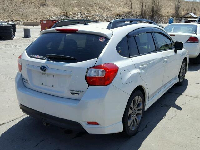 JF1GPAL63E8267776 - 2014 SUBARU IMPREZA SP WHITE photo 4