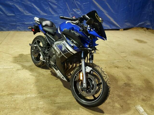 JYARJ18E7DA011485 - 2013 YAMAHA FZ6 R BLUE photo 1