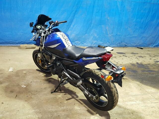 JYARJ18E7DA011485 - 2013 YAMAHA FZ6 R BLUE photo 3