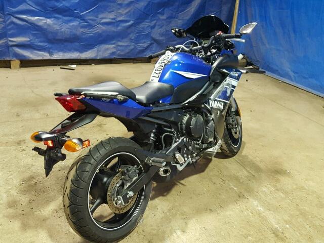 JYARJ18E7DA011485 - 2013 YAMAHA FZ6 R BLUE photo 4