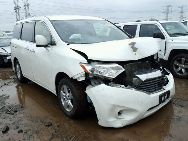 JN8AE2KP9E9102898 - 2014 NISSAN QUEST S WHITE photo 1