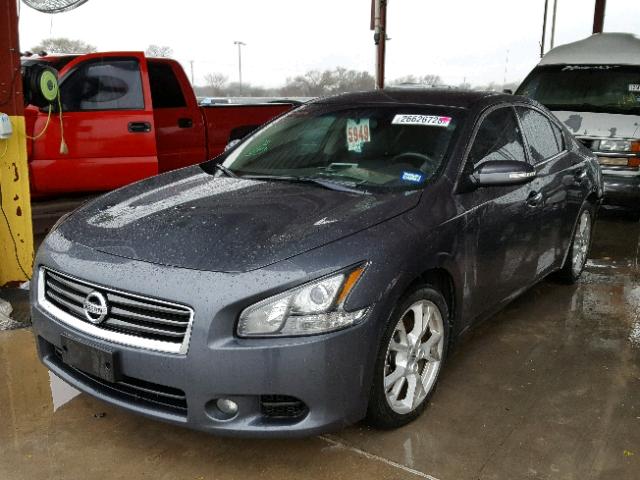 1N4AA5AP1DC804232 - 2013 NISSAN MAXIMA S GRAY photo 2