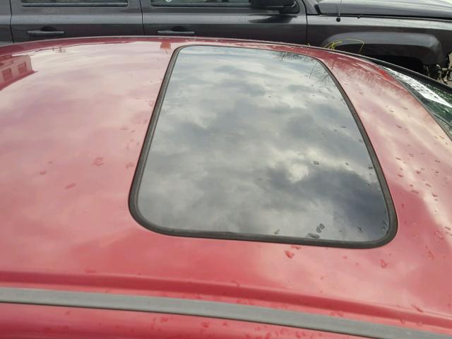 1HGFA16856L104602 - 2006 HONDA CIVIC EX მუქწითელი ფოტო 9