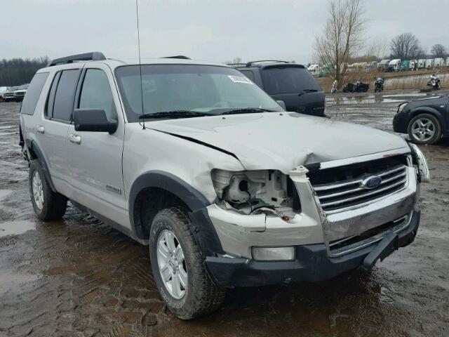 1FMEU73E87UA72329 - 2007 FORD EXPLORER X SILVER photo 1