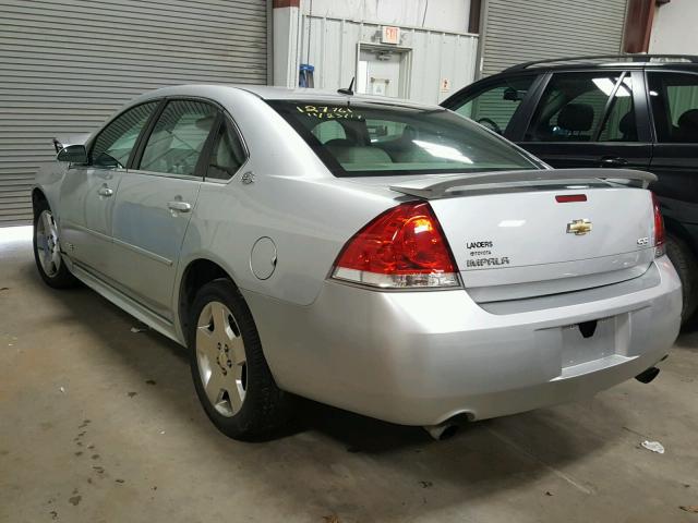 2G1WD57CX91290091 - 2009 CHEVROLET IMPALA SS SILVER photo 3