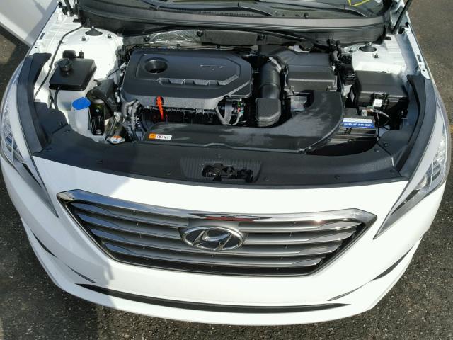 5NPE34AF3FH037692 - 2015 HYUNDAI SONATA SPO WHITE photo 7