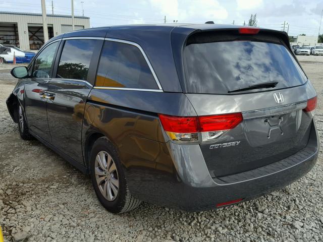 5FNRL5H64EB021740 - 2014 HONDA ODYSSEY EX GRAY photo 3