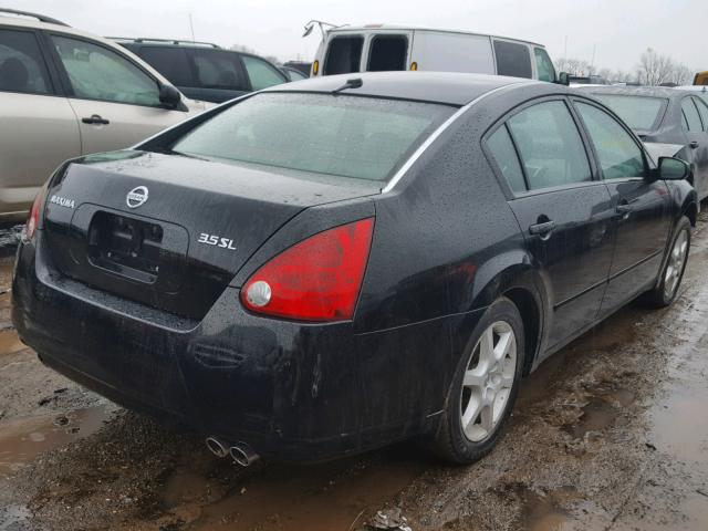 1N4BA41E15C836130 - 2005 NISSAN MAXIMA SE BLACK photo 4