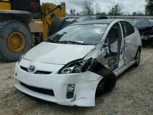 JTDKN3DU3A0084020 - 2010 TOYOTA PRIUS WHITE photo 2